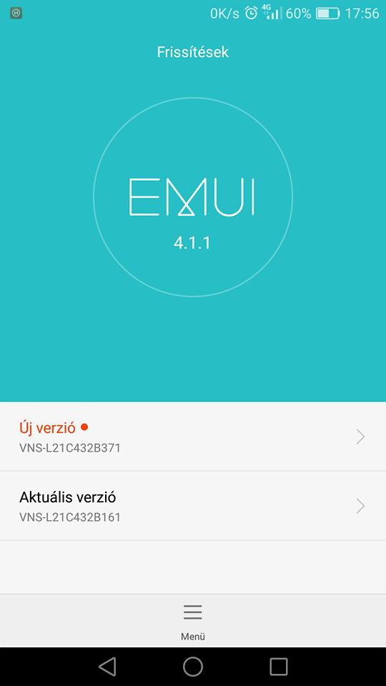Huawei P9 Lite Android 7.0 és EMUI 5.0 frissítés