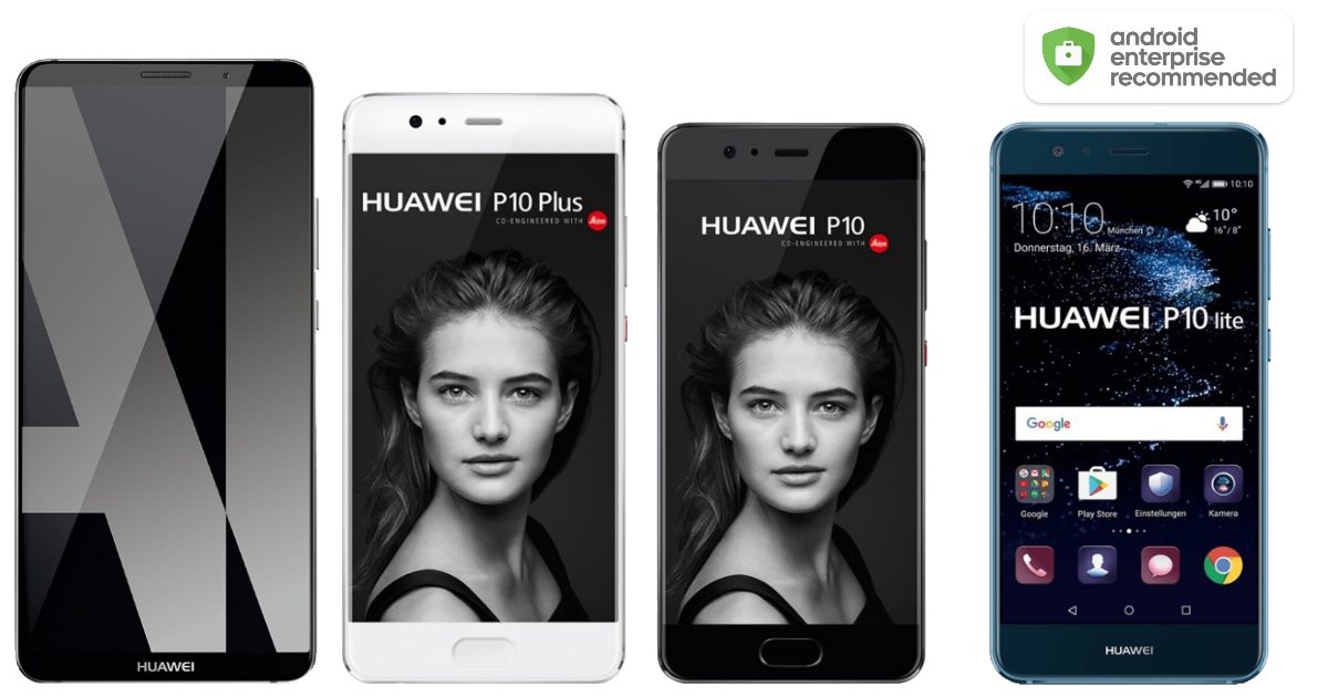 5 Huawei a Google üzleti használatra ajánlott telefon listáján
