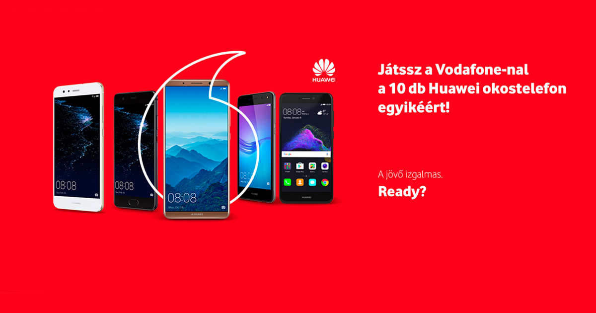 Huawei nyereményjáték a Vodafone-nál