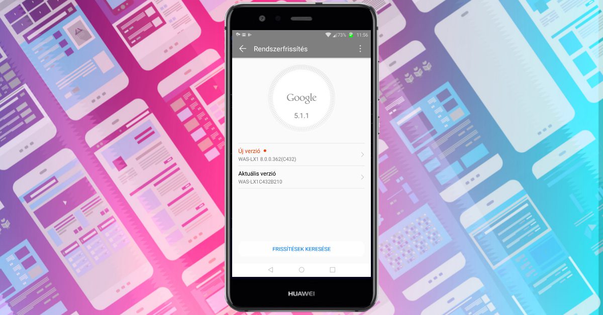 Huawei P10 Lite Android 8.0 frissítés