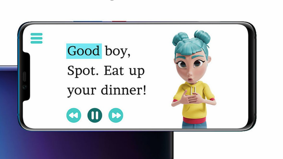 StorySign: jelnyelvi tolmány gyerekeknek az AI segítségével