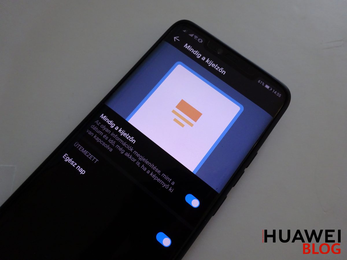 Így kapcsold be az Always On Display-t Huawei telefonodon