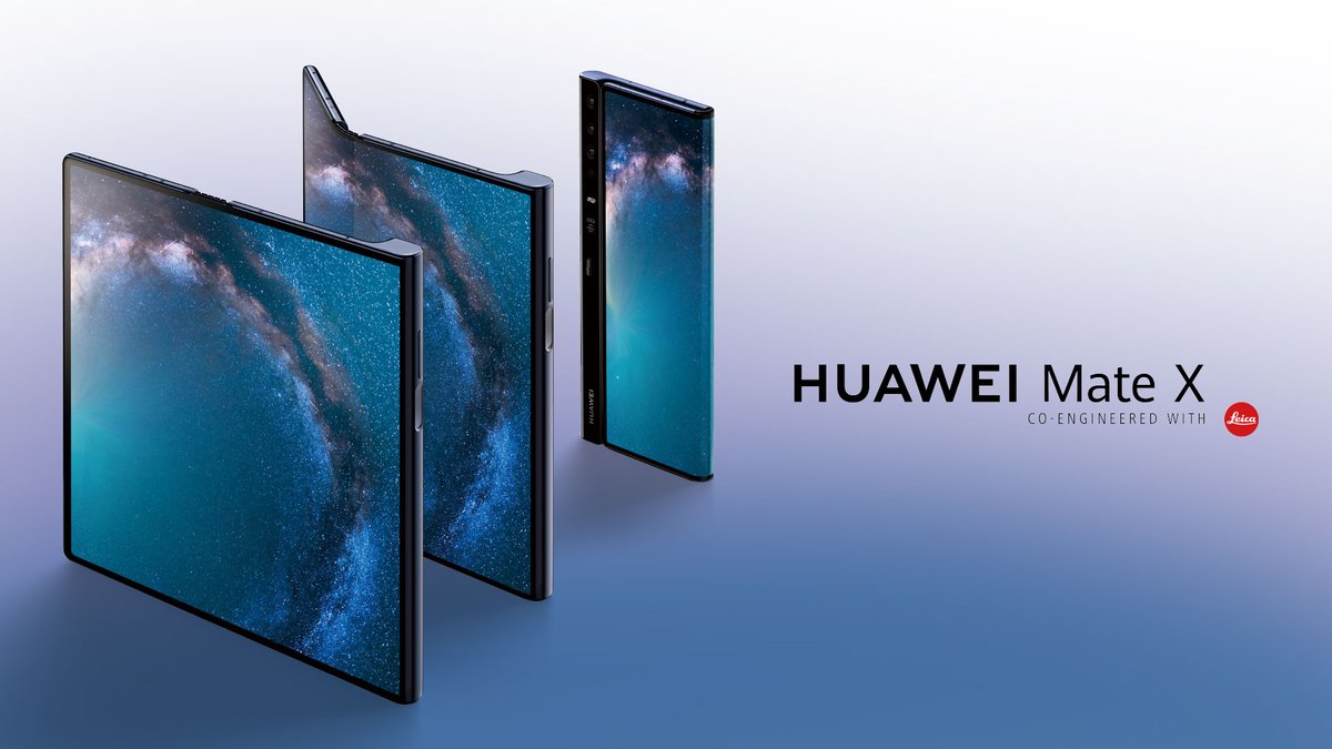 Ilyen lett a Huawei Mate X, az összehajtható kijelzős 5G okostelefon