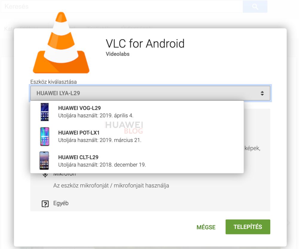 Újra telepíthető a VLC a Huawei telefonokra