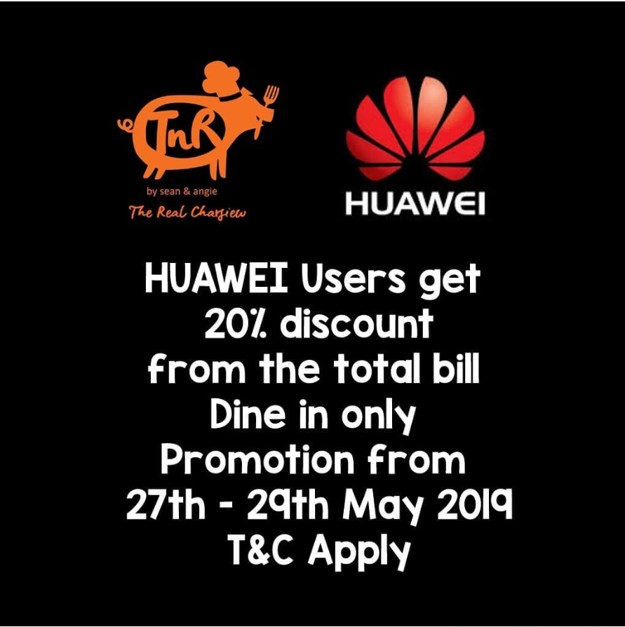 Huawei tulajoknak ad kedvezményt egy étterem