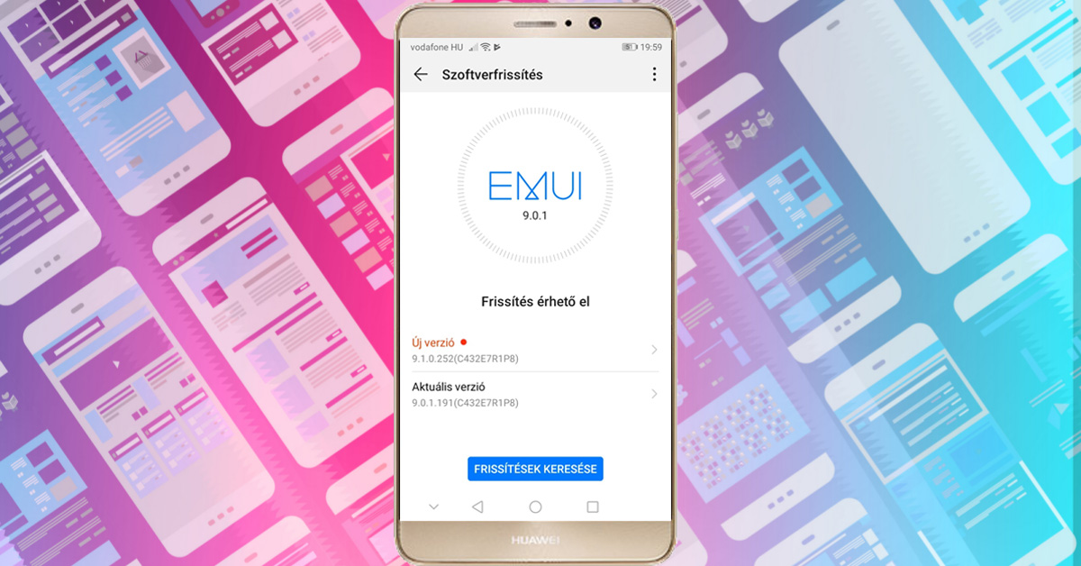 A Huawei Mate 9 is megkapta az EMUI 9.1 frissítést