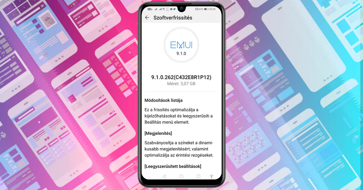 Megjött a Huawei P Smart 2019 EMUI 9.1 frissítése