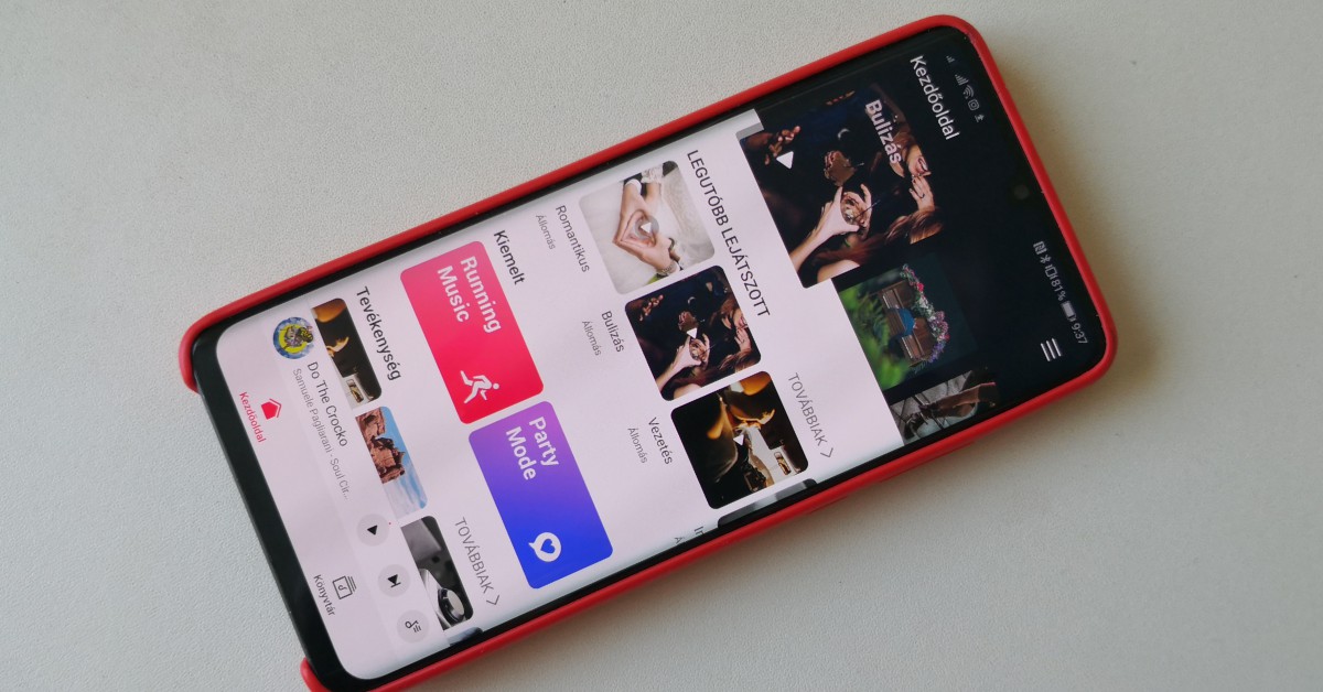 Huawei Zene app: új felület én ingyenes zenei streaming