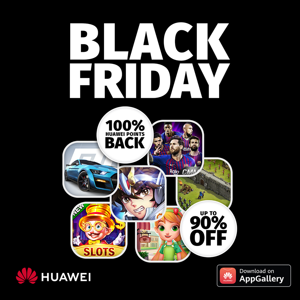 Black Friday ajánlat Huawei tulajdosoknak, akik szeretnek játszani