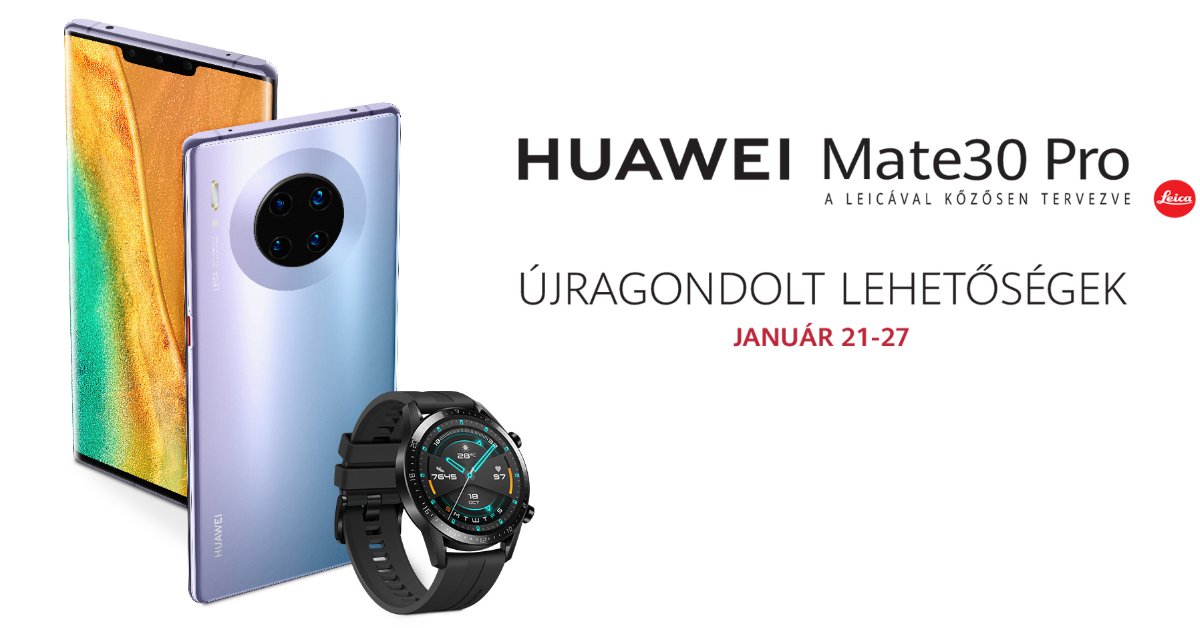 VÉGRE! A Huawei Mate 30 Pro Magyarországon is megjelenik