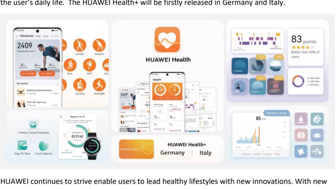 HUAWEI Health+: előfizetéses fitnesz- és egészségügyi szolgáltatáscsomag